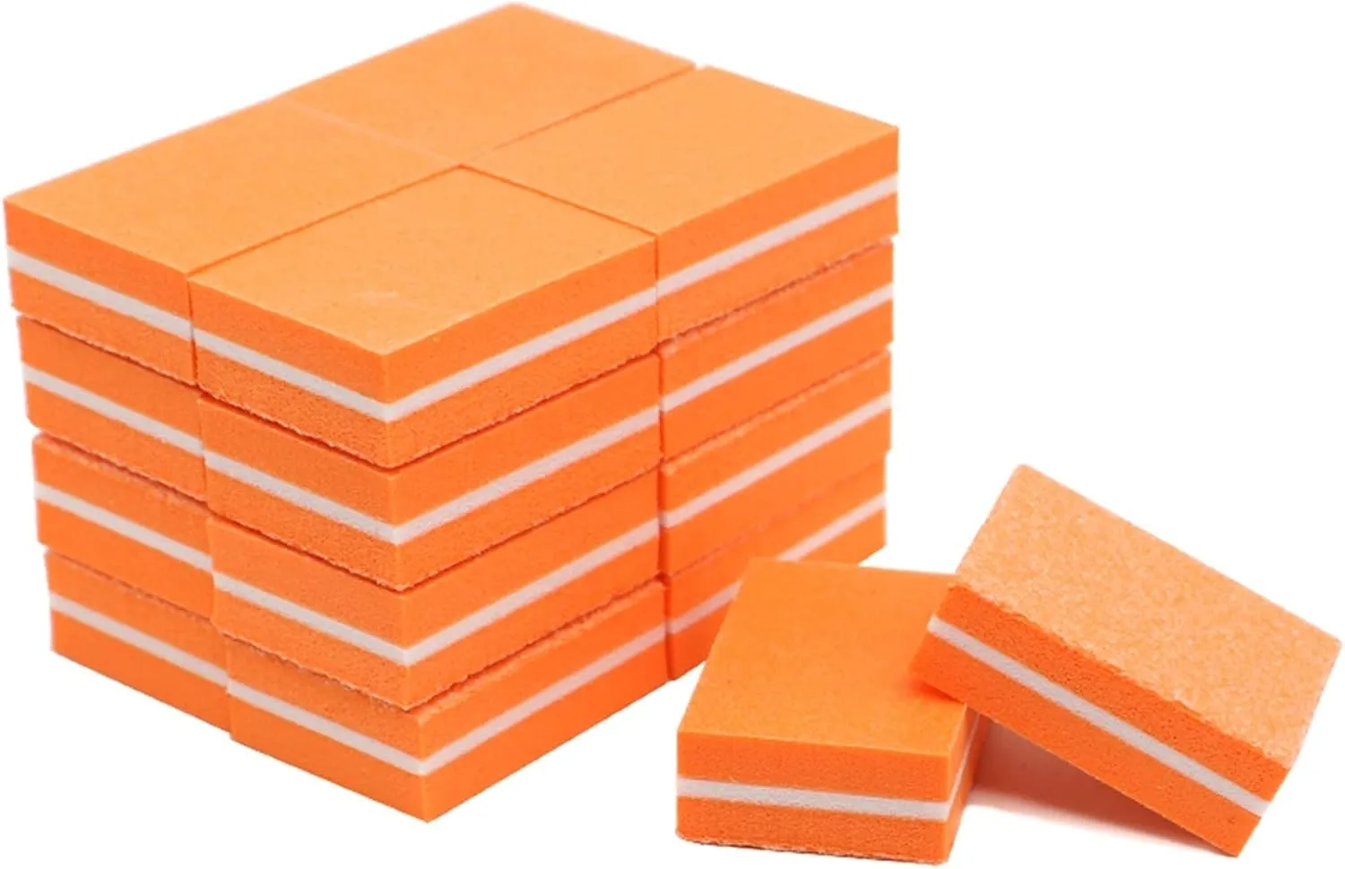 Emery Boards Nail Care kit with Nail File Buffer, 50pcs/lot Mini Nail File Blocks Double-Sided Sponge