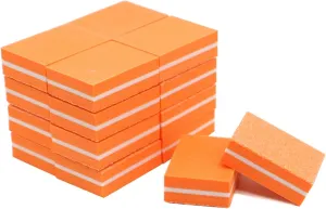 Emery Boards Nail Care kit with Nail File Buffer, 50pcs/lot Mini Nail File Blocks Double-Sided Sponge