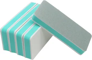 Emery Boards Nail Care kit with Nail File Buffer, 60PCS Nail Tool Files Professional Nail Files Sponge Buffing Sanding(Lime)