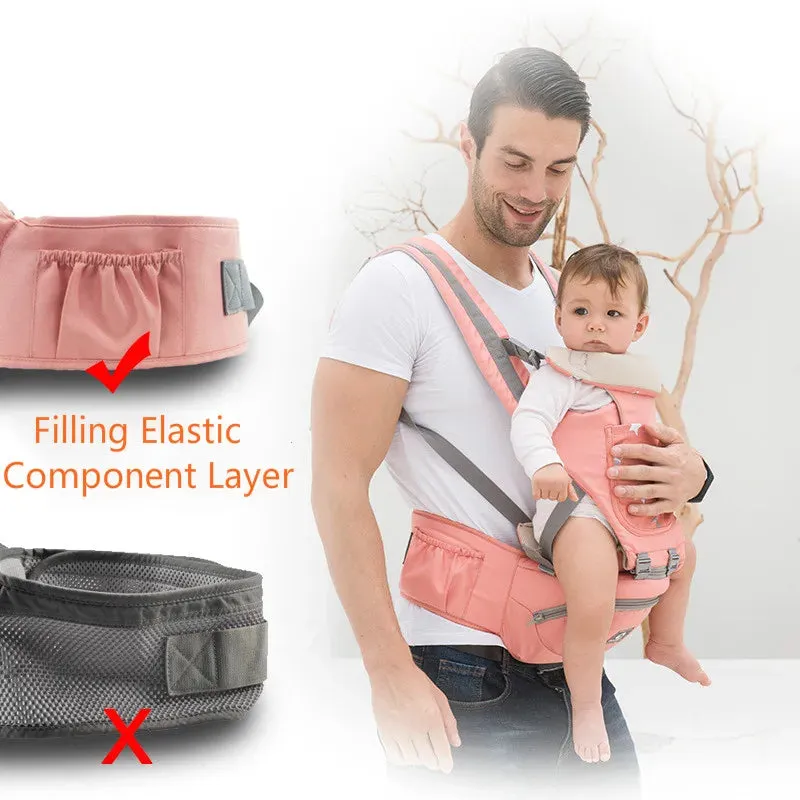Ergonomic Infant Hipseat Baby Carrier – Front Facing