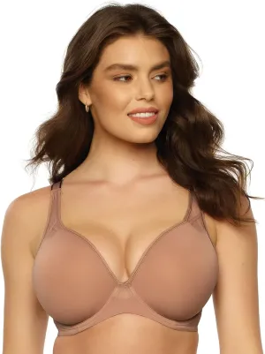 Felina Paramour Amaranth Plush T-Shirt Bra w/Sheer Details 2-Pack