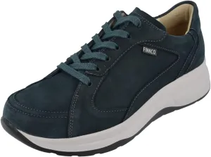 Finn Comfort Womens Piccadilly Nubuck Leather Petrol Shoes 9 US