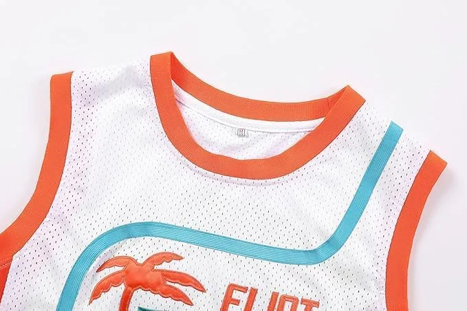 Flint Tropics Jackie Moon #33 Coffee Black #7 Semi Pro 90s Hip Hop Clothes for Party Men Basketball Jersey S-3XL