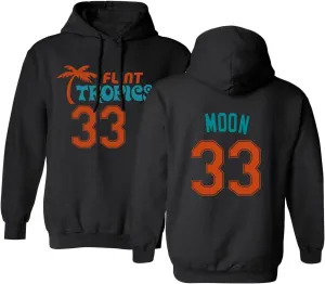 Flint Tropics Jackie Moon 33 Semi Pro Basketball Men's Hoodie Sweatshirt