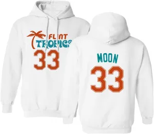 Flint Tropics Jackie Moon 33 Semi Pro Basketball Men's Hoodie Sweatshirt