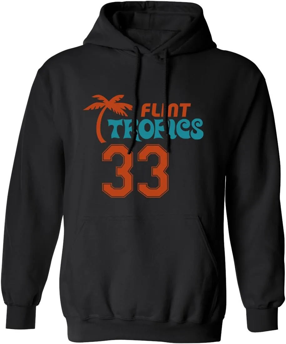 Flint Tropics Jackie Moon 33 Semi Pro Basketball Men's Hoodie Sweatshirt