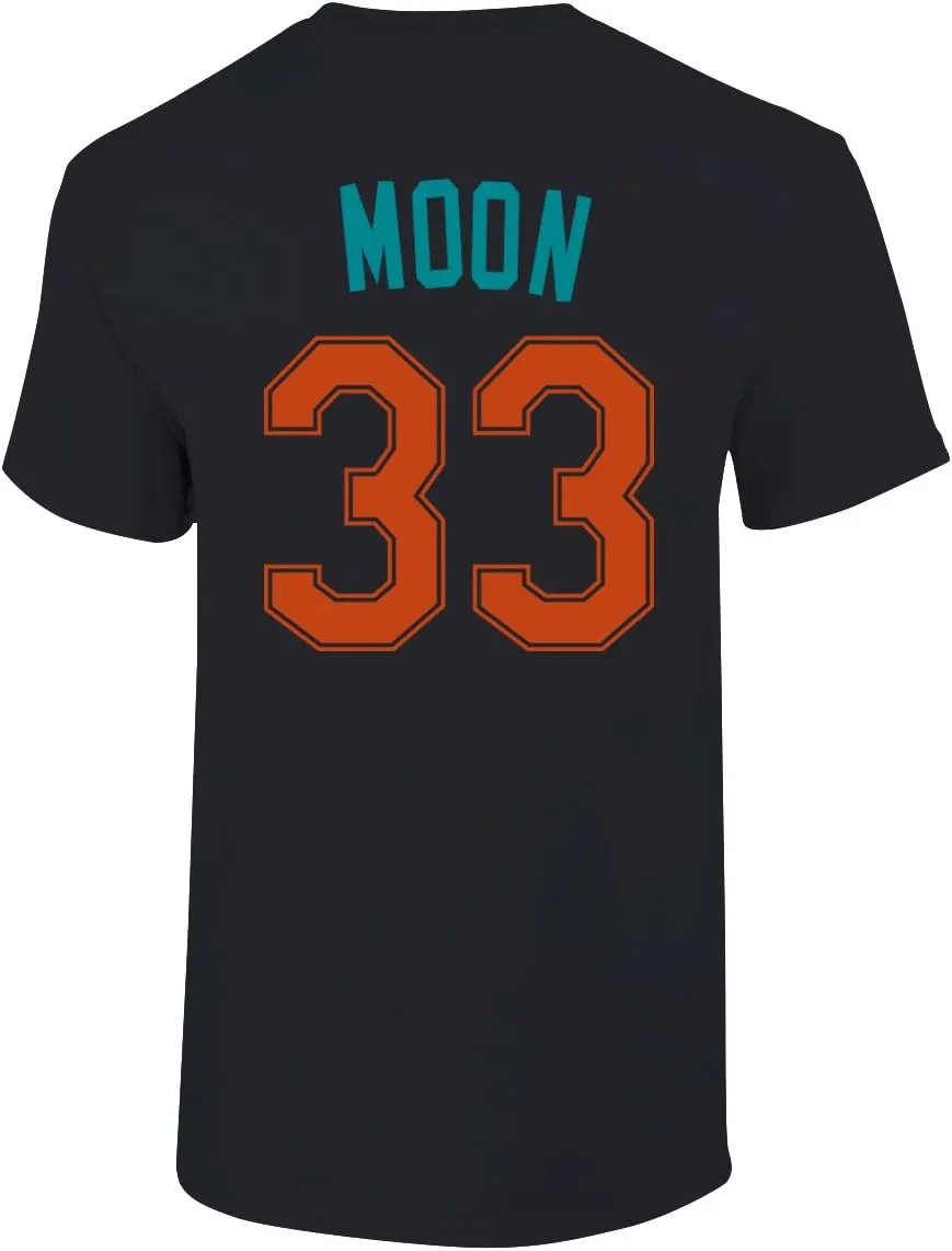 Flint Tropics Jackie Moon 33 Semi Pro Basketball Men's T Shirt