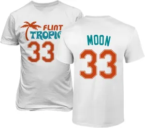Flint Tropics Jackie Moon 33 Semi Pro Basketball Youth Boys Girls T Shirt