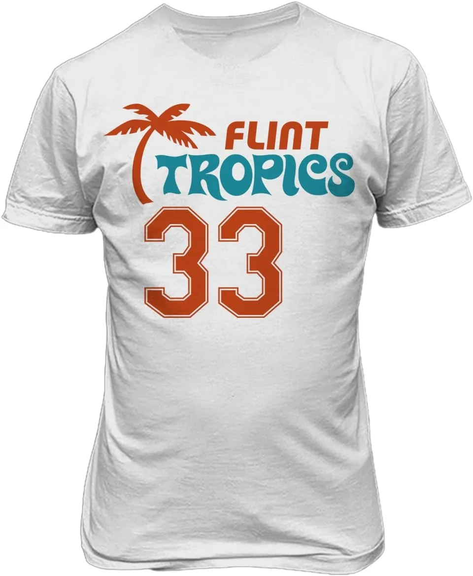 Flint Tropics Jackie Moon 33 Semi Pro Basketball Youth Boys Girls T Shirt