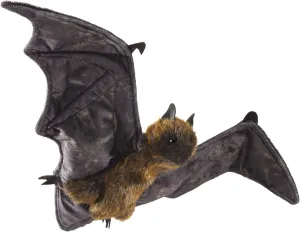 Folkmanis Fruit Bat Hand Puppet, Brown, Black
