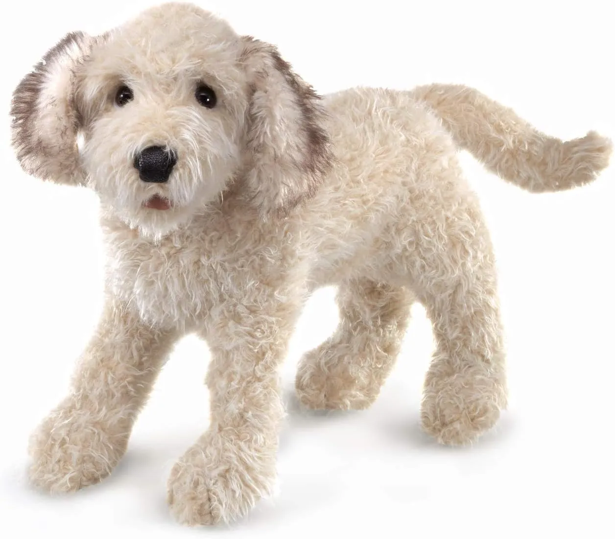 Folkmanis Labradoodle Hand Puppet, One Size, Multi, White