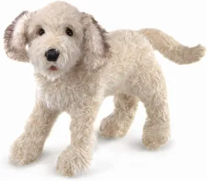 Folkmanis Labradoodle Hand Puppet, One Size, Multi, White