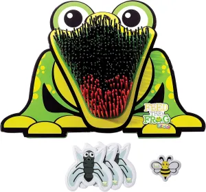 Franklin Sports Feed The Frog Kids Target Game - Fun Interactive Game for Indoor and Outdoor - Play with Friends and Family - Includes Frog Target, 3 Flies and 1 Bee