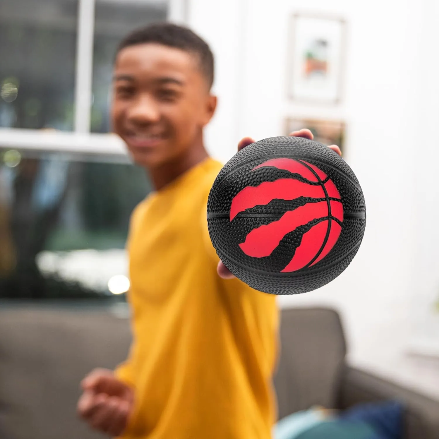 Franklin Sports Kids NBA Mini Foam Basketball - 5.5" Inch Soft Toy Basketball for Indoor or Mini Over the Door Hoops