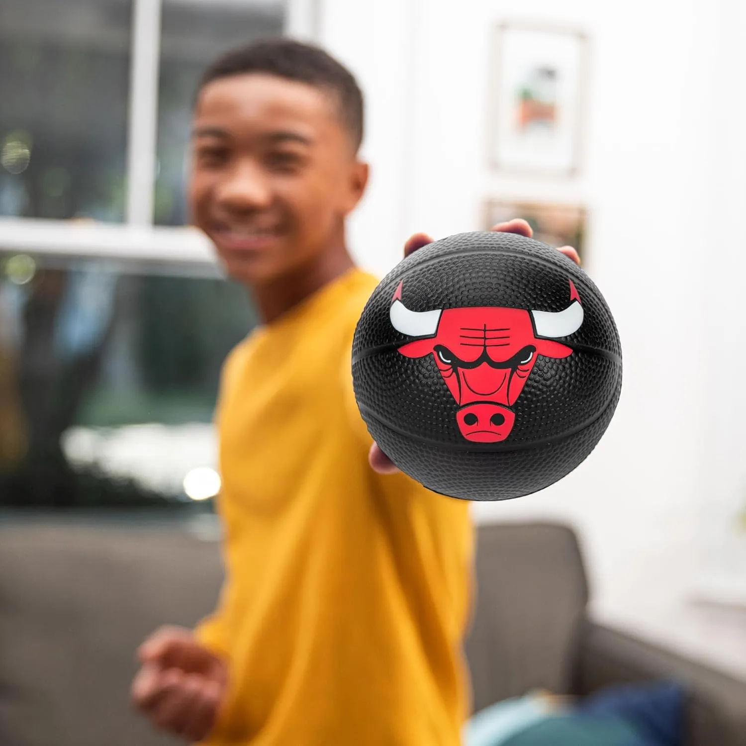 Franklin Sports Kids NBA Mini Foam Basketball - 5.5" Inch Soft Toy Basketball for Indoor or Mini Over the Door Hoops
