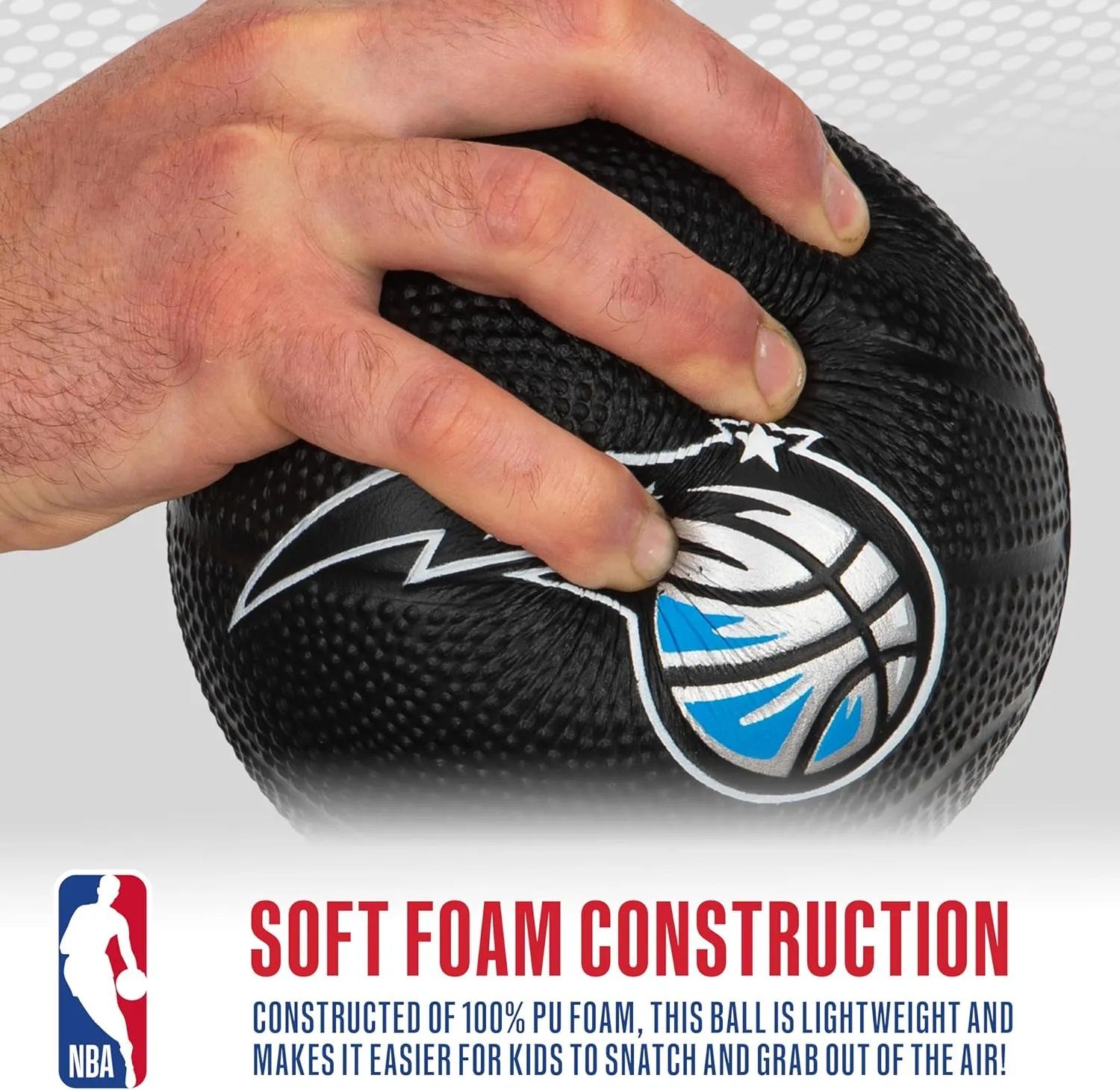 Franklin Sports Kids NBA Mini Foam Basketball - 5.5" Inch Soft Toy Basketball for Indoor or Mini Over the Door Hoops