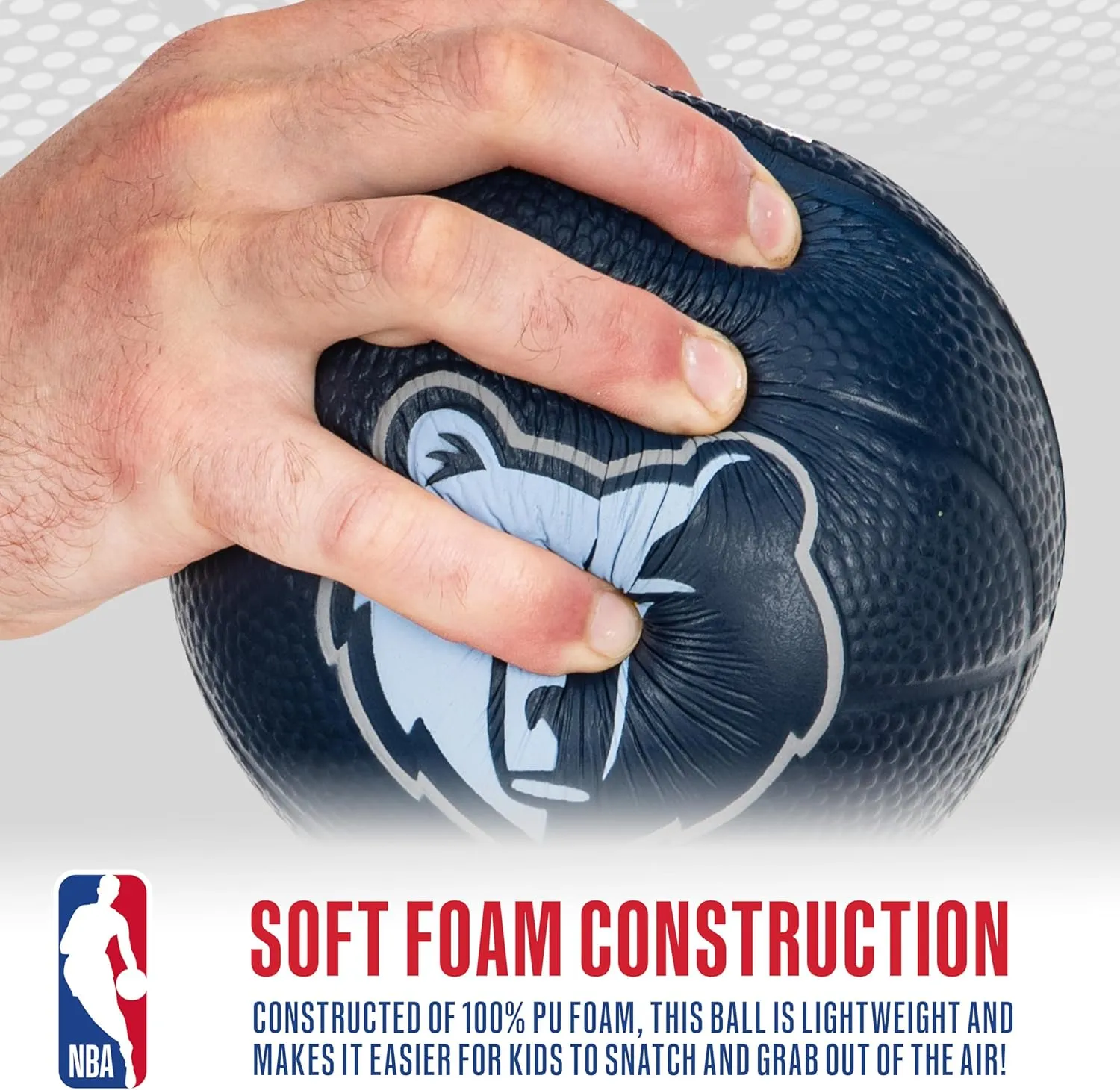 Franklin Sports Kids NBA Mini Foam Basketball - 5.5" Inch Soft Toy Basketball for Indoor or Mini Over the Door Hoops
