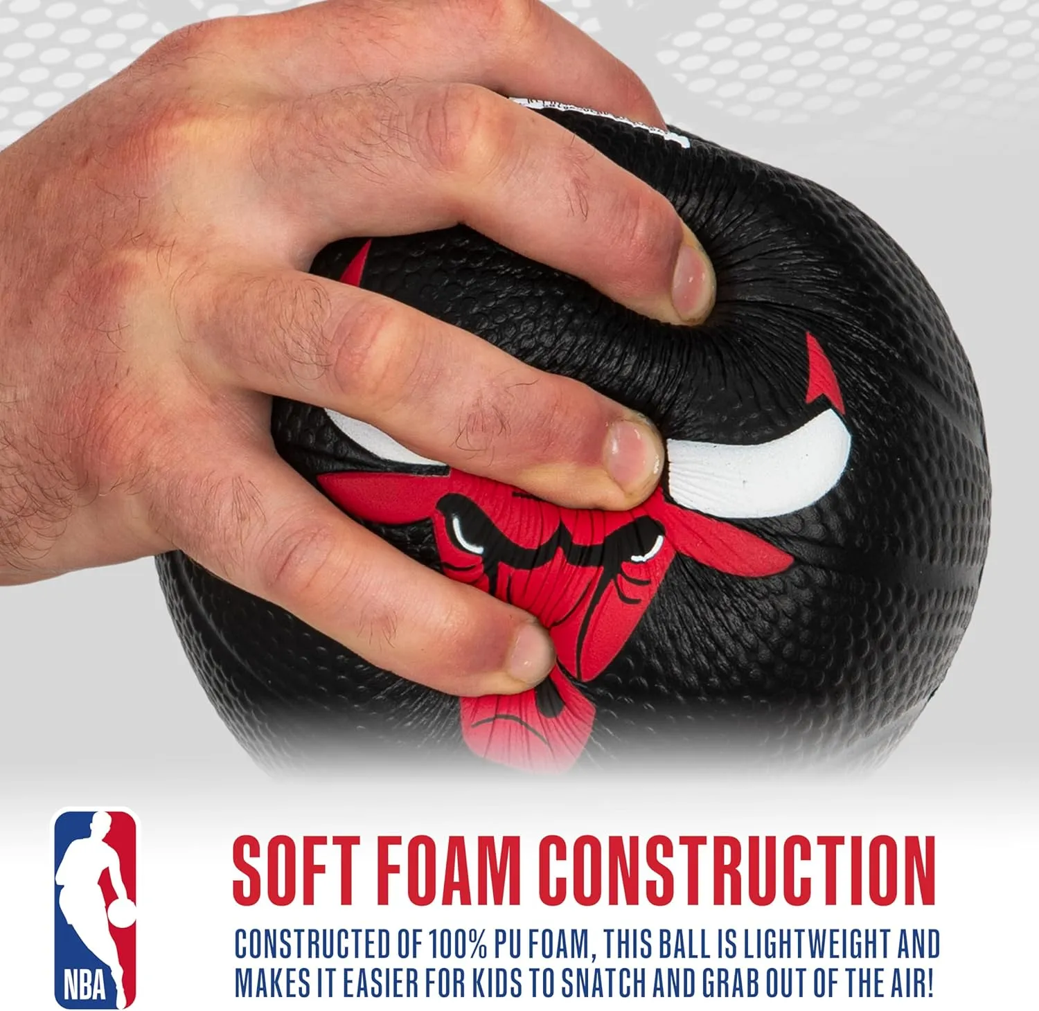 Franklin Sports Kids NBA Mini Foam Basketball - 5.5" Inch Soft Toy Basketball for Indoor or Mini Over the Door Hoops