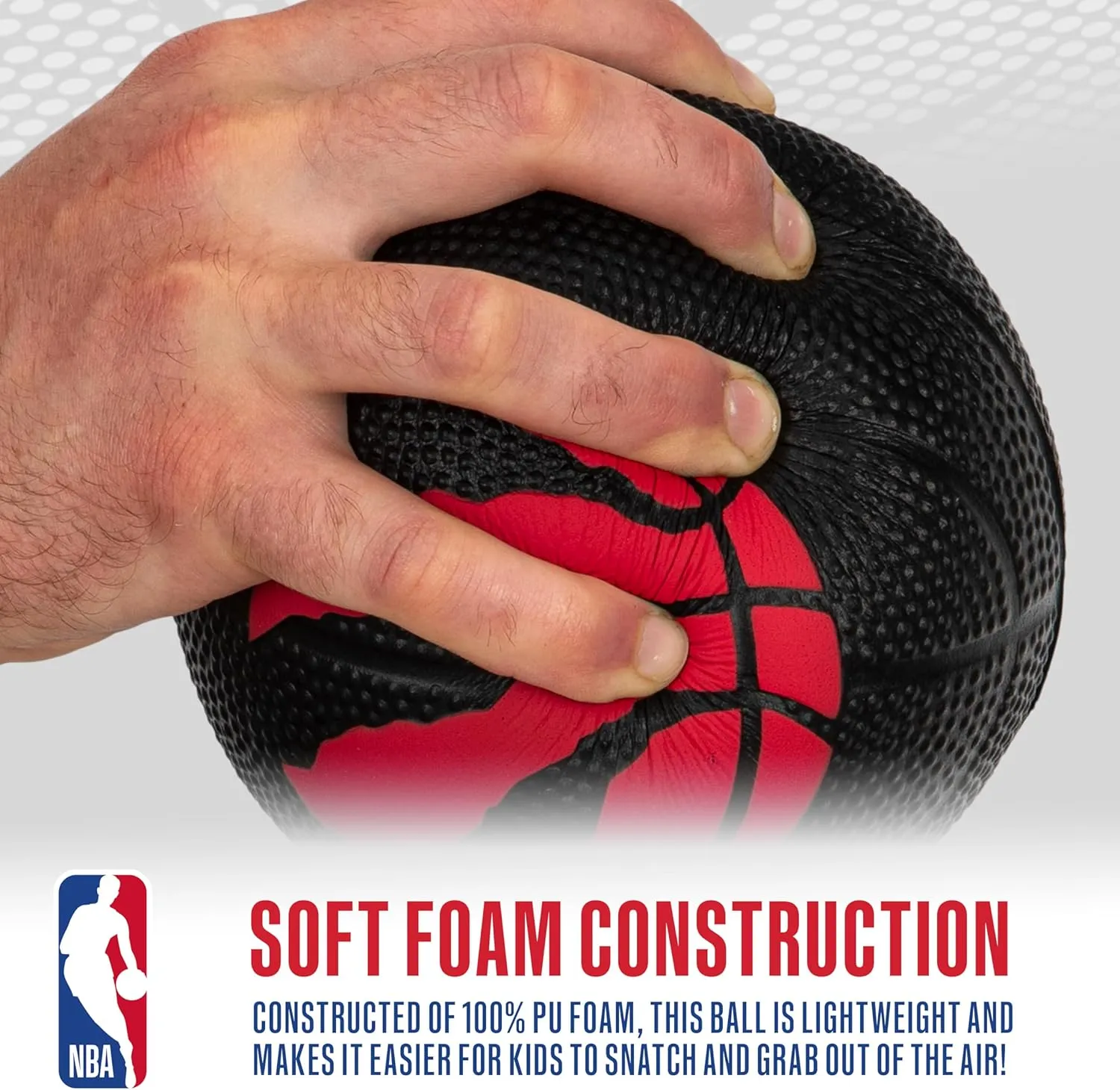 Franklin Sports Kids NBA Mini Foam Basketball - 5.5" Inch Soft Toy Basketball for Indoor or Mini Over the Door Hoops
