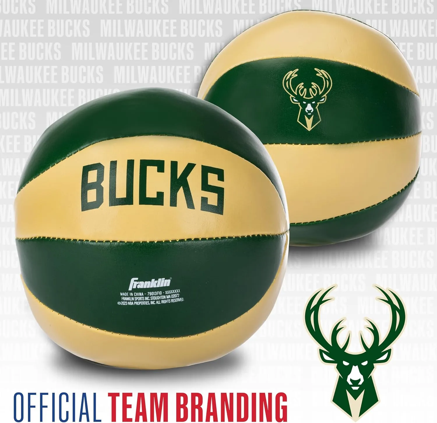Franklin Sports NBA Toy Basketballs - 2 Pack of Kids Soft Mini Basketballs for Over the Door   Indoor Hoops - NBA Fan Shop Kids Soft Toy Basketballs - (2) Mini Balls Included