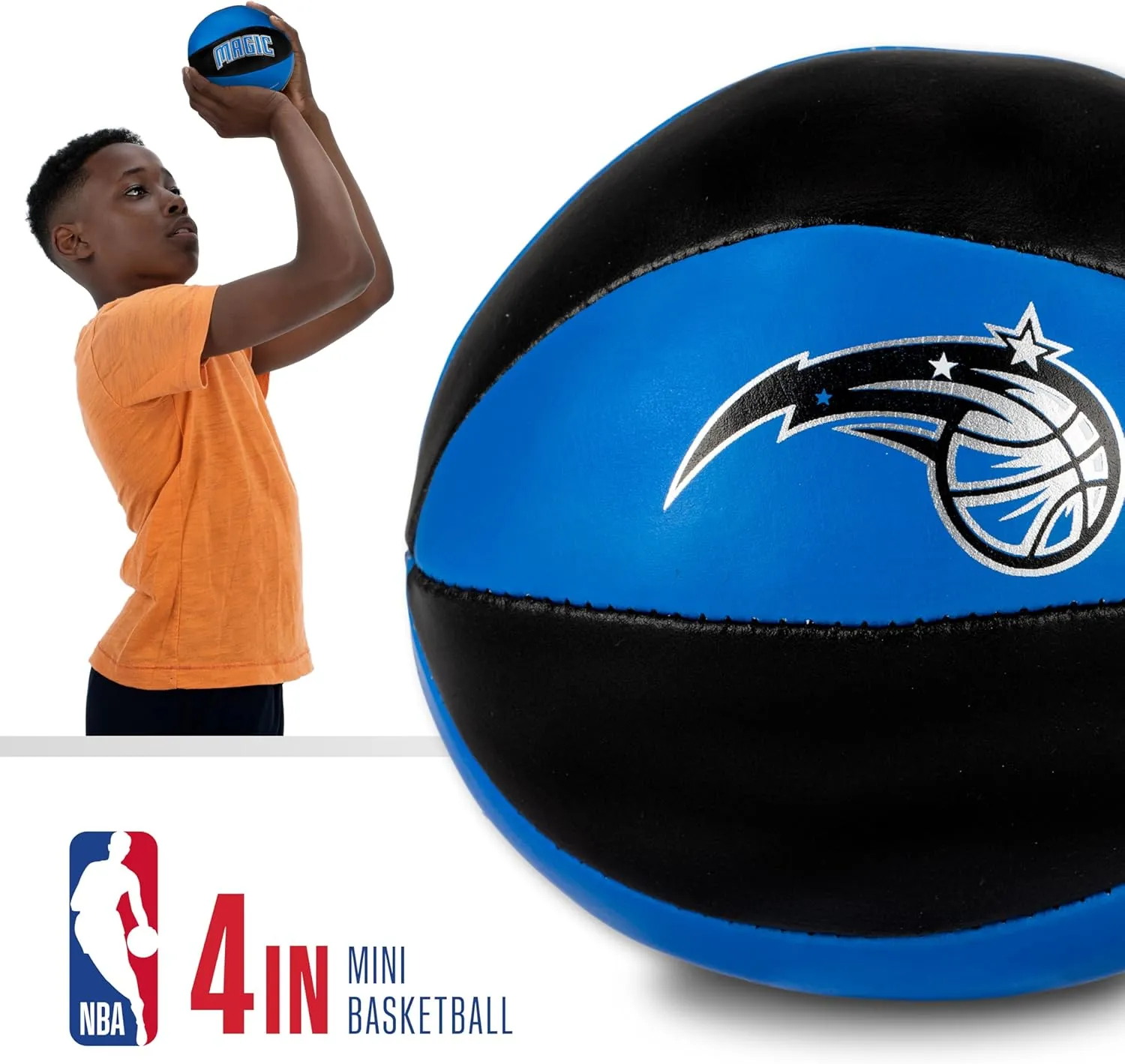 Franklin Sports NBA Toy Basketballs - 2 Pack of Kids Soft Mini Basketballs for Over the Door   Indoor Hoops - NBA Fan Shop Kids Soft Toy Basketballs - (2) Mini Balls Included