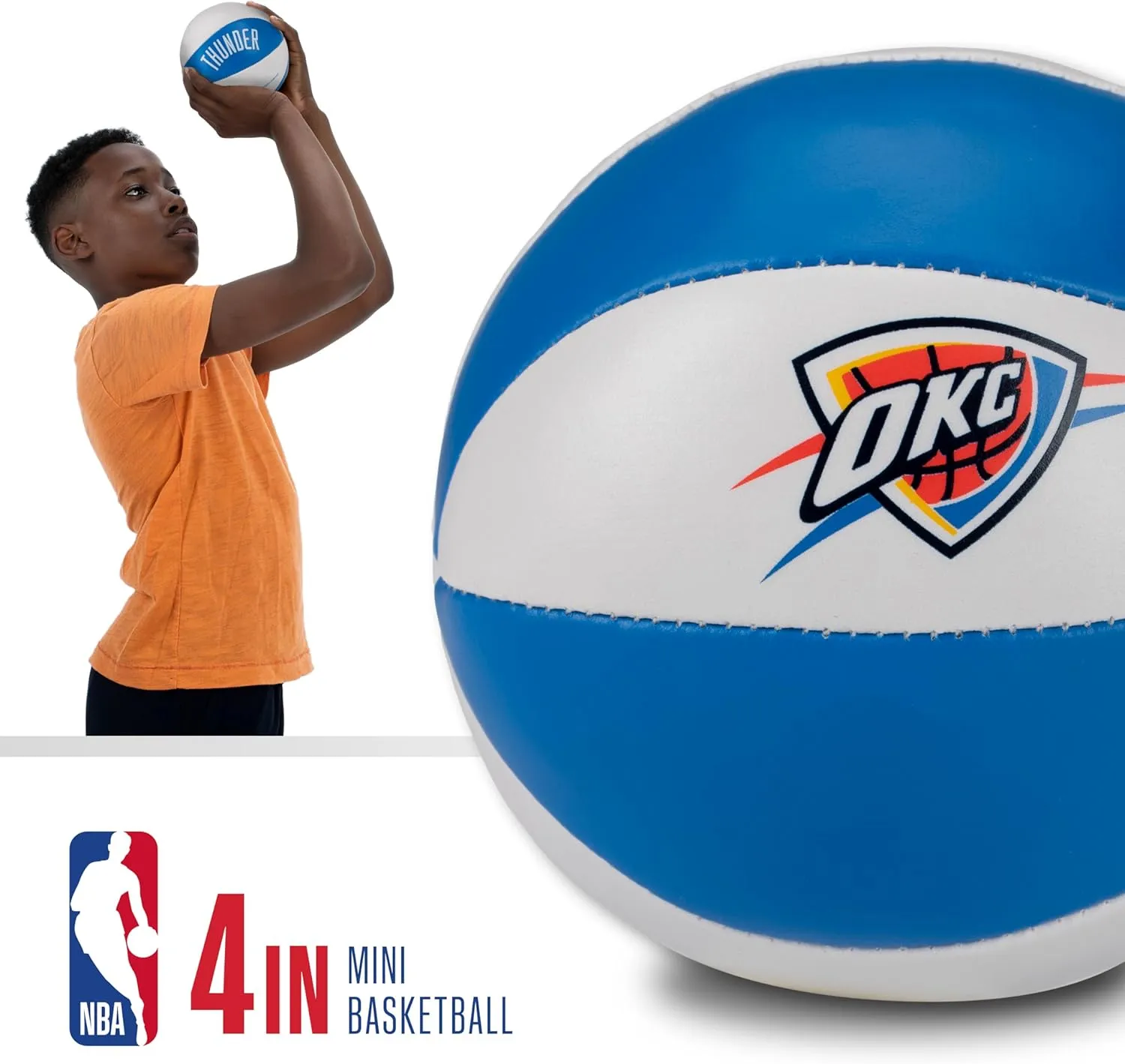 Franklin Sports NBA Toy Basketballs - 2 Pack of Kids Soft Mini Basketballs for Over the Door   Indoor Hoops - NBA Fan Shop Kids Soft Toy Basketballs - (2) Mini Balls Included