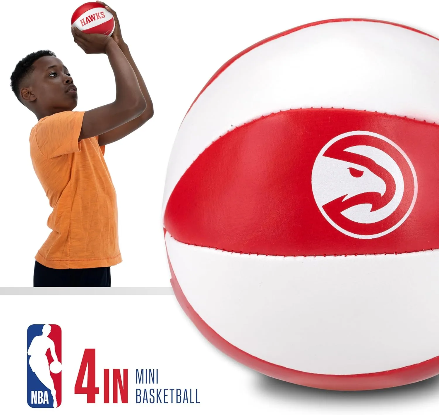 Franklin Sports NBA Toy Basketballs - 2 Pack of Kids Soft Mini Basketballs for Over the Door   Indoor Hoops - NBA Fan Shop Kids Soft Toy Basketballs - (2) Mini Balls Included