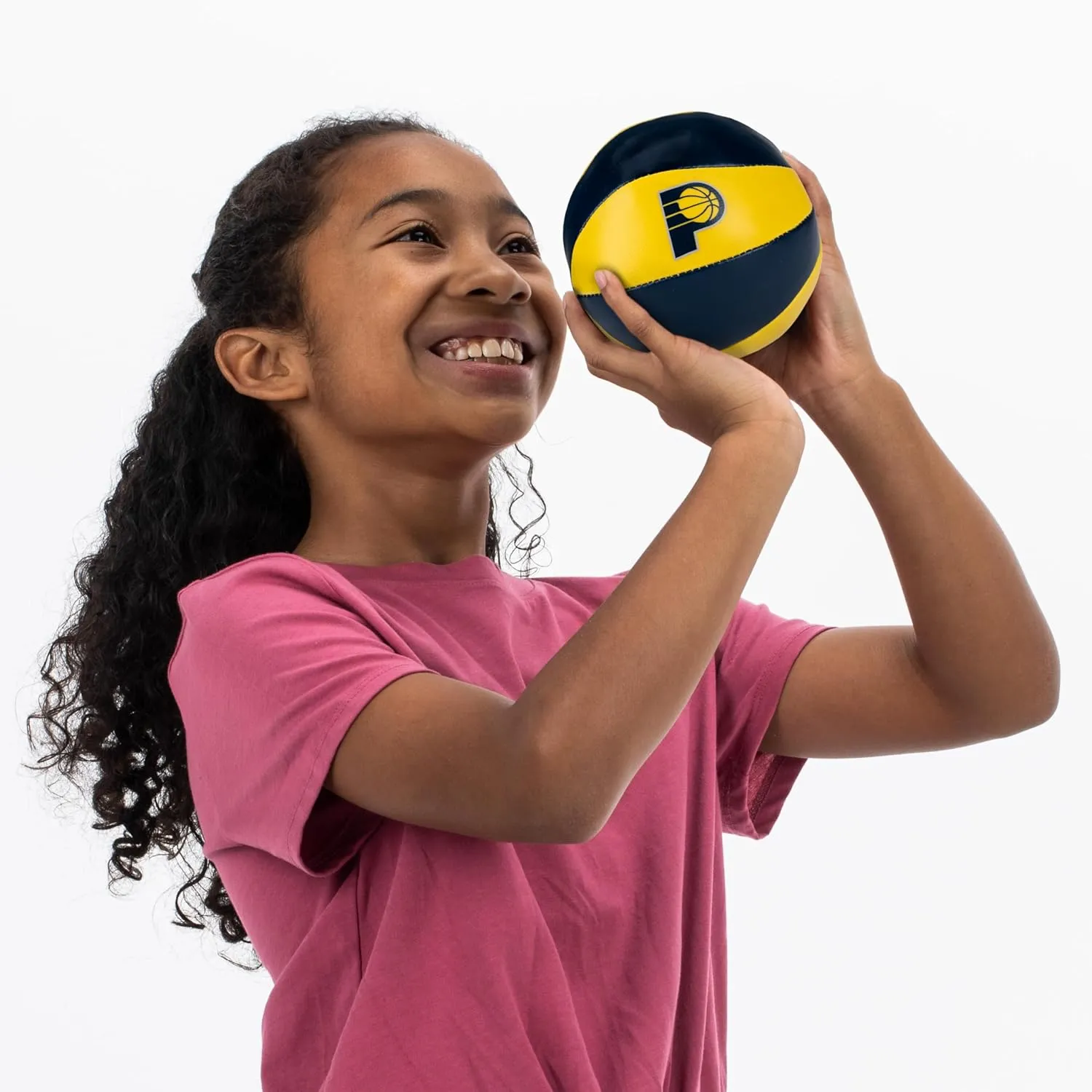 Franklin Sports NBA Toy Basketballs - 2 Pack of Kids Soft Mini Basketballs for Over the Door   Indoor Hoops - NBA Fan Shop Kids Soft Toy Basketballs - (2) Mini Balls Included