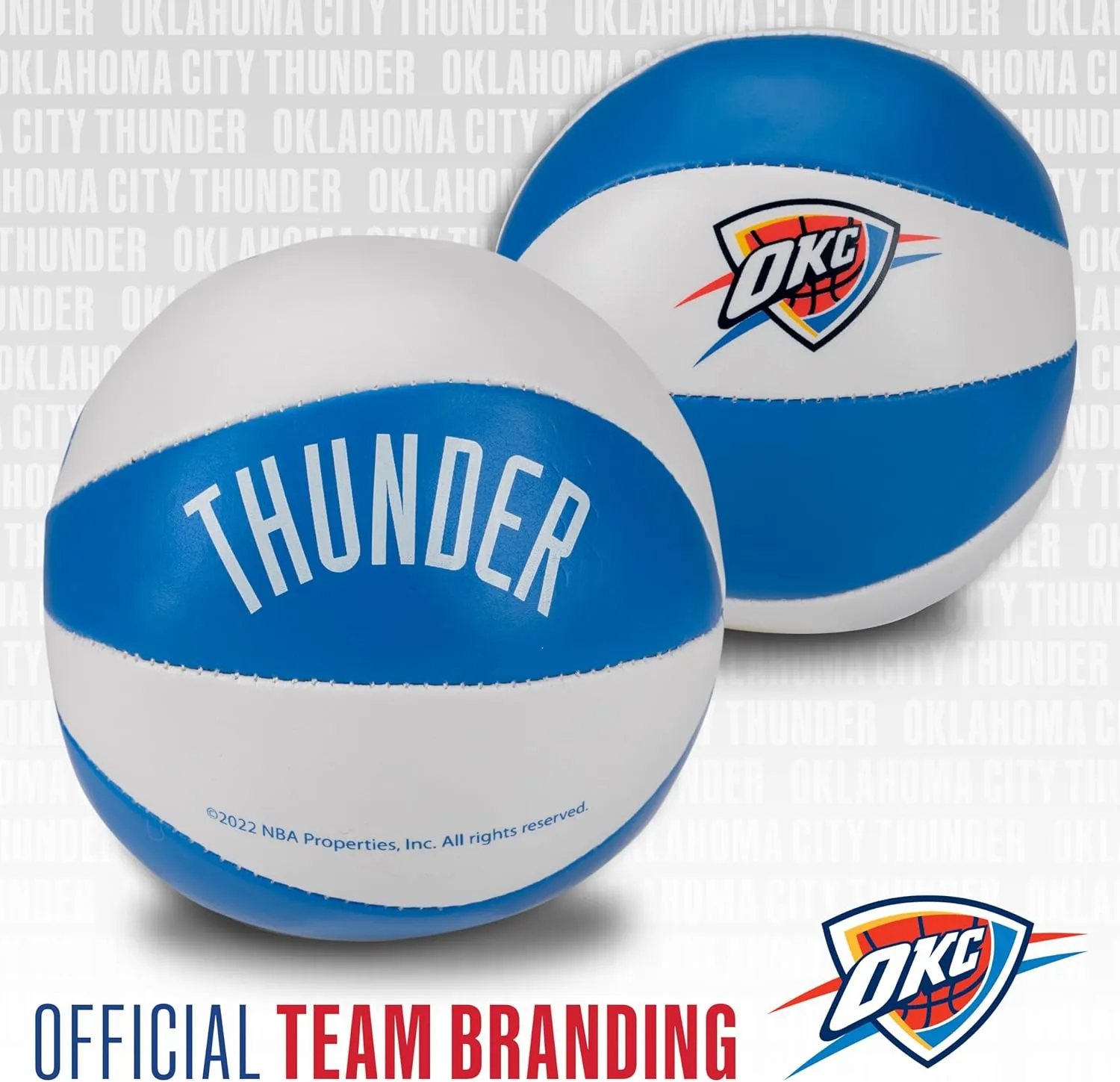 Franklin Sports NBA Toy Basketballs - 2 Pack of Kids Soft Mini Basketballs for Over the Door   Indoor Hoops - NBA Fan Shop Kids Soft Toy Basketballs - (2) Mini Balls Included