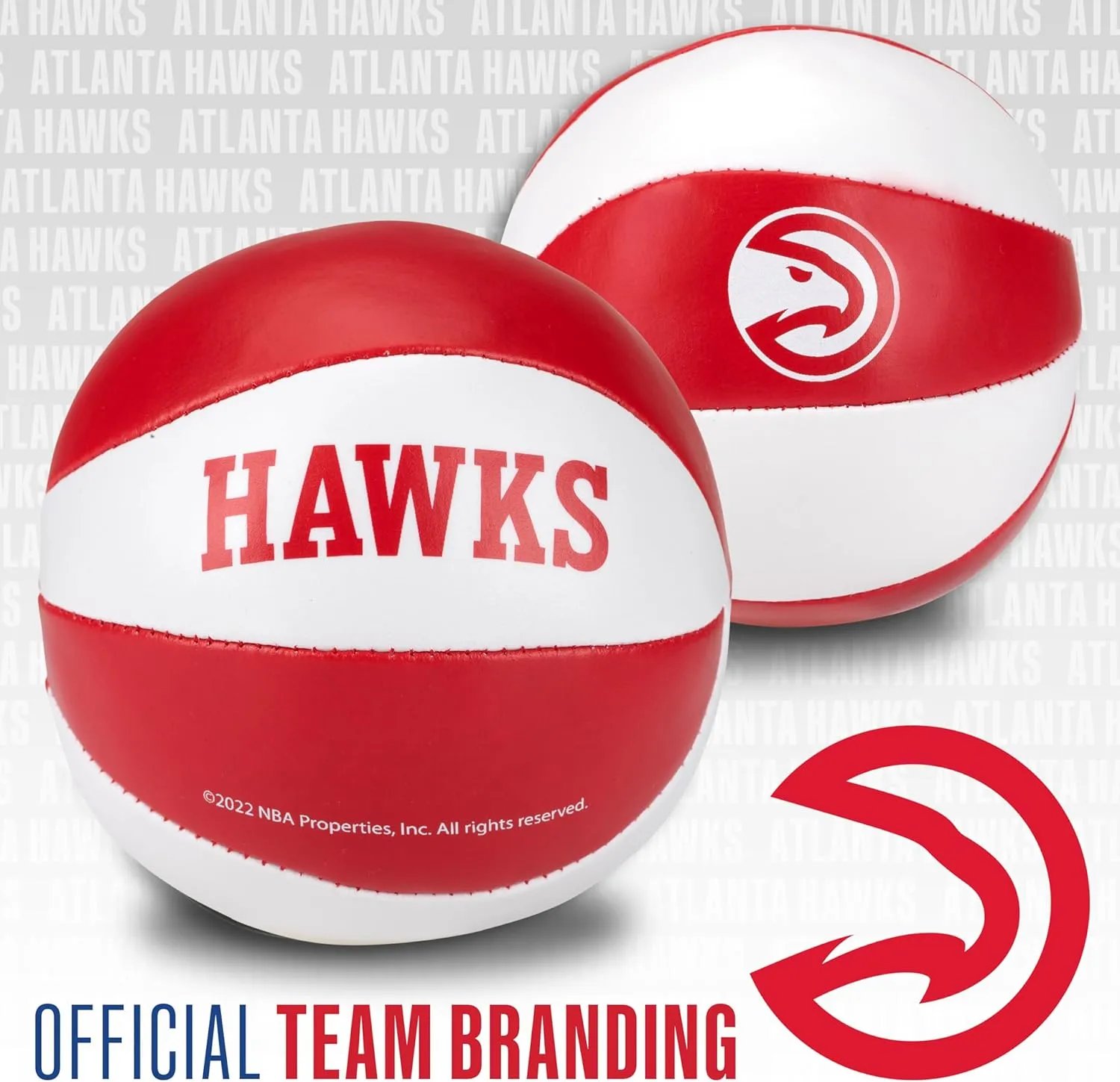 Franklin Sports NBA Toy Basketballs - 2 Pack of Kids Soft Mini Basketballs for Over the Door   Indoor Hoops - NBA Fan Shop Kids Soft Toy Basketballs - (2) Mini Balls Included