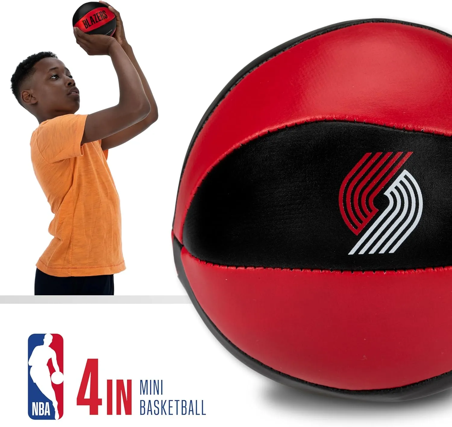 Franklin Sports NBA Toy Basketballs - 2 Pack of Kids Soft Mini Basketballs for Over the Door   Indoor Hoops - NBA Fan Shop Kids Soft Toy Basketballs - (2) Mini Balls Included