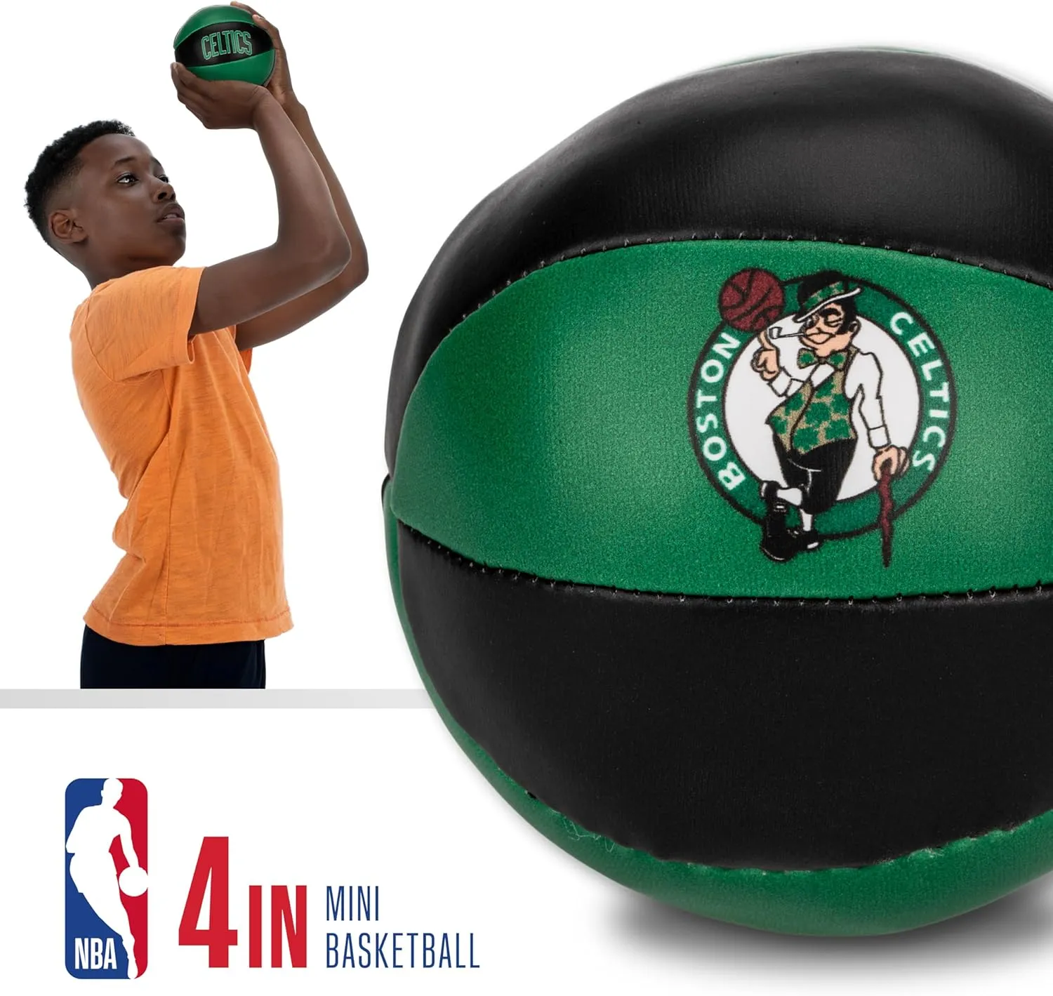 Franklin Sports NBA Toy Basketballs - 2 Pack of Kids Soft Mini Basketballs for Over the Door   Indoor Hoops - NBA Fan Shop Kids Soft Toy Basketballs - (2) Mini Balls Included