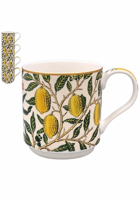 Fruits Stacking Mugs Set of 4