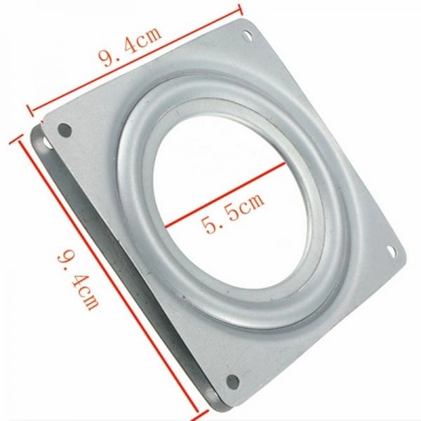 Full Ball Bearing 3'' Heavy Duty Metal Lazy Susan Bearing Rotating Swivel Turntable Plate Desk