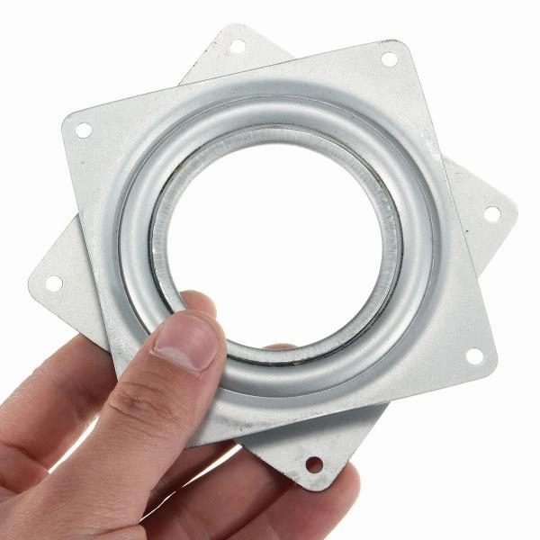 Full Ball Bearing 3'' Heavy Duty Metal Lazy Susan Bearing Rotating Swivel Turntable Plate Desk