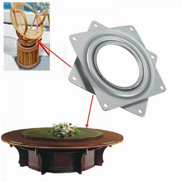 Full Ball Bearing 3'' Heavy Duty Metal Lazy Susan Bearing Rotating Swivel Turntable Plate Desk