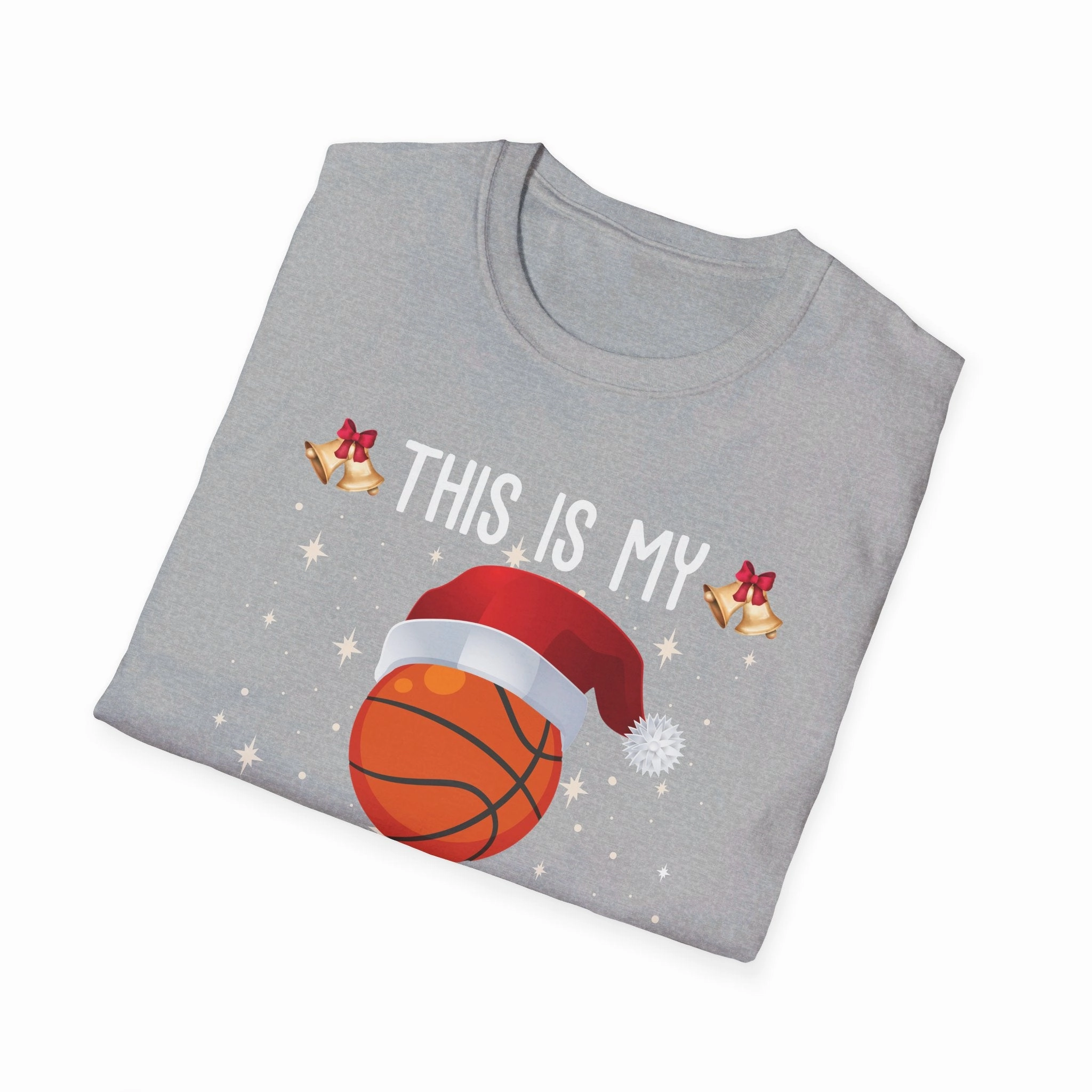 Funny This Is My Christmas Pajama Shirt Basketball Xmas Christmas T-Shirt Men Women