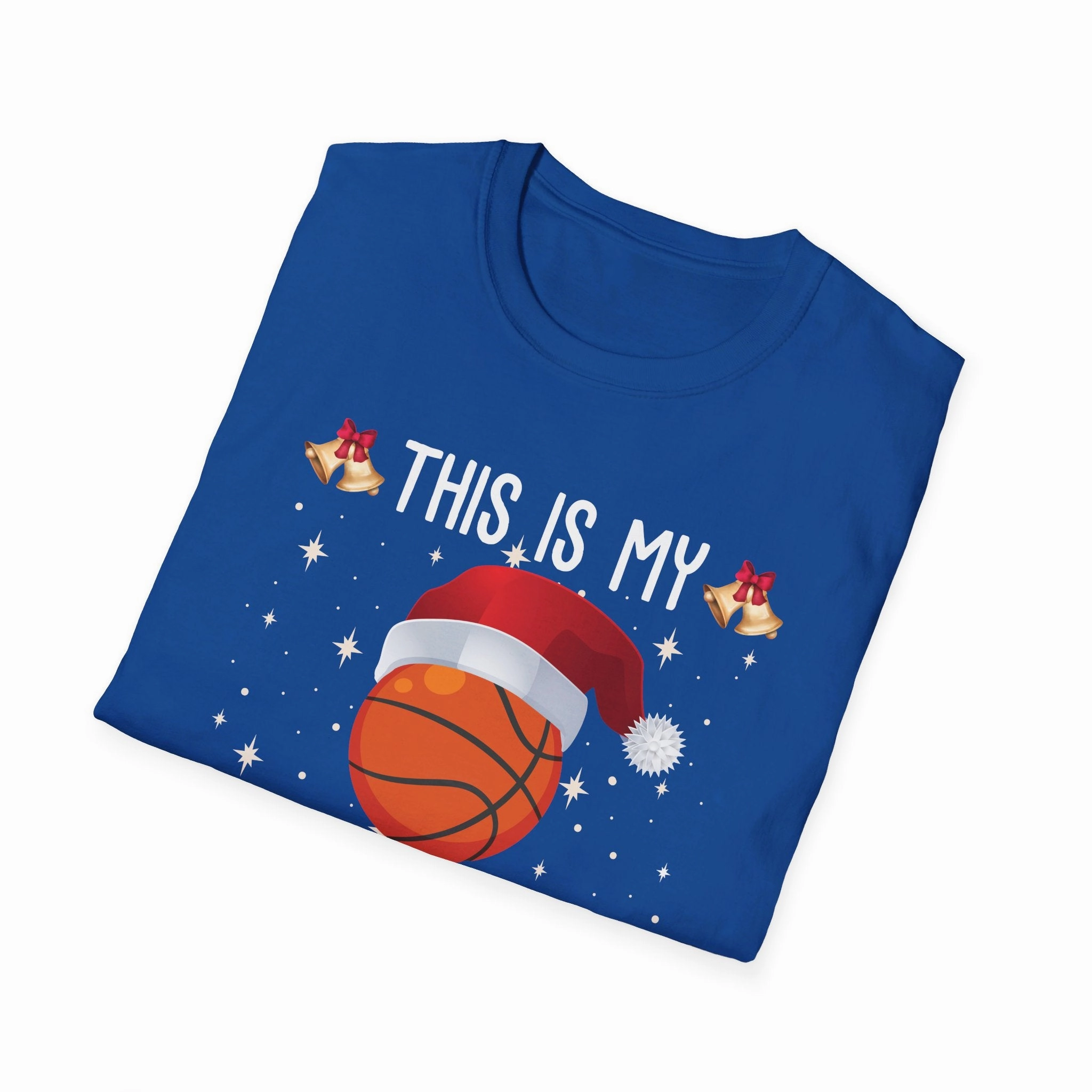 Funny This Is My Christmas Pajama Shirt Basketball Xmas Christmas T-Shirt Men Women