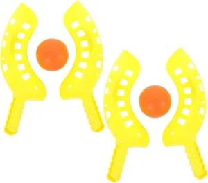 Garneck 2 Sets Interactive Tossing Balls Game Balls for Great for Outdoor Fun Hand Eye Coordination for Backyard Park Pool Activities Random Color