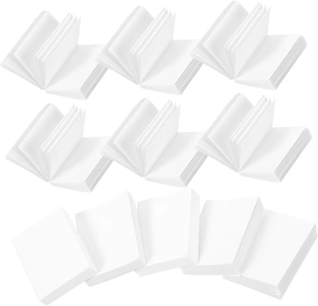Garneck 2sets 60pcs Mini Blank Doll House Books DIY Decoration Accessories for Dollhouse Creative Friends Easy to Paint and Compact for Home and Desktop Decor 60pcs*2