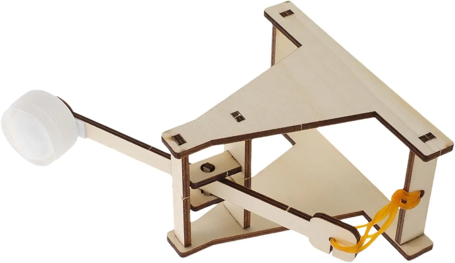 Garneck Wood Catapult Building Kit DIY Stem Project for Learn Mechanics Forces Portable Design for Creative Engineering Fun Learning Experience