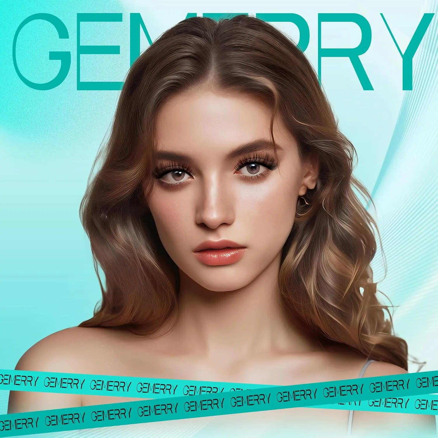 GEMERRY Thick Lash Clusters Kit Fluffy Lash Extension Kit Cluster Lashes 280Pcs D Curl Eyelash Extension Kit With Bond and Seal, Lash Tweezers, DIY Lash Extension(100P-8-16mm)