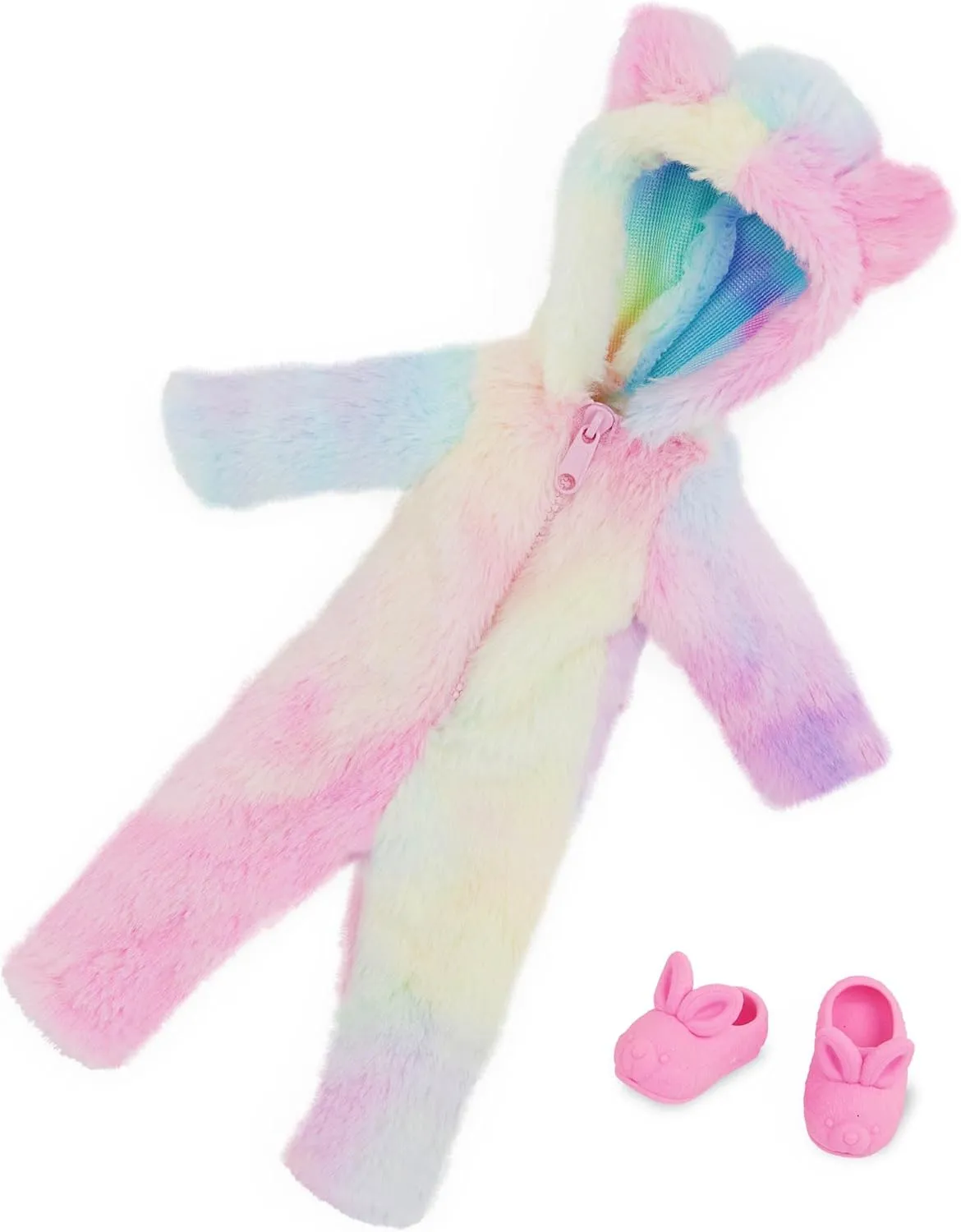 Glitter Girls – 14-inch Bendable Doll – Pink Hair & Violet Eyes – Onesie Clothes for Dolls – Onesie Clothes for Dolls – Toys for Kids 3 Years  – Rafa & GG Bedtime Playset