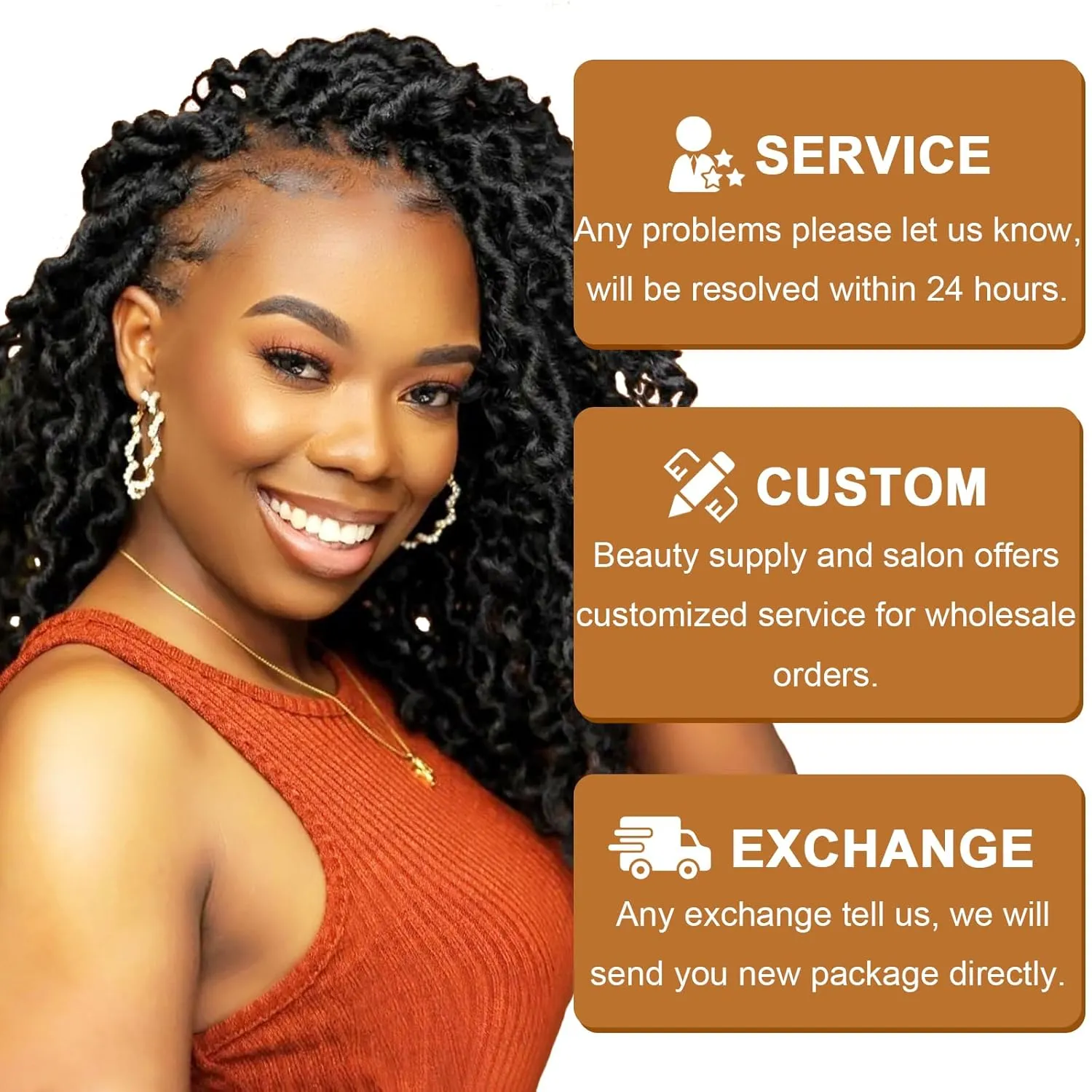 Goddess Locs Crochet Hair 12 Inch Faux Locs Crochet Hair for Black Women Pre looped 6 Packs Boho Crochet Locs with Curly Ends 1B
