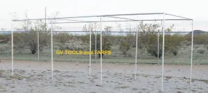 Golden Valley Tools & Tarps 30’ Baseball Softball Straight Leg Batting Pitching Cage - 3/4" Frame Fittings Only - Pipe NOT Included