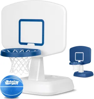 GoSports Splash Hoop Classic Swimming Pool Basketball Game - Blue or White