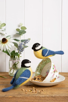 Great Tits Needle Felting Kit | Beginner Craft Kit