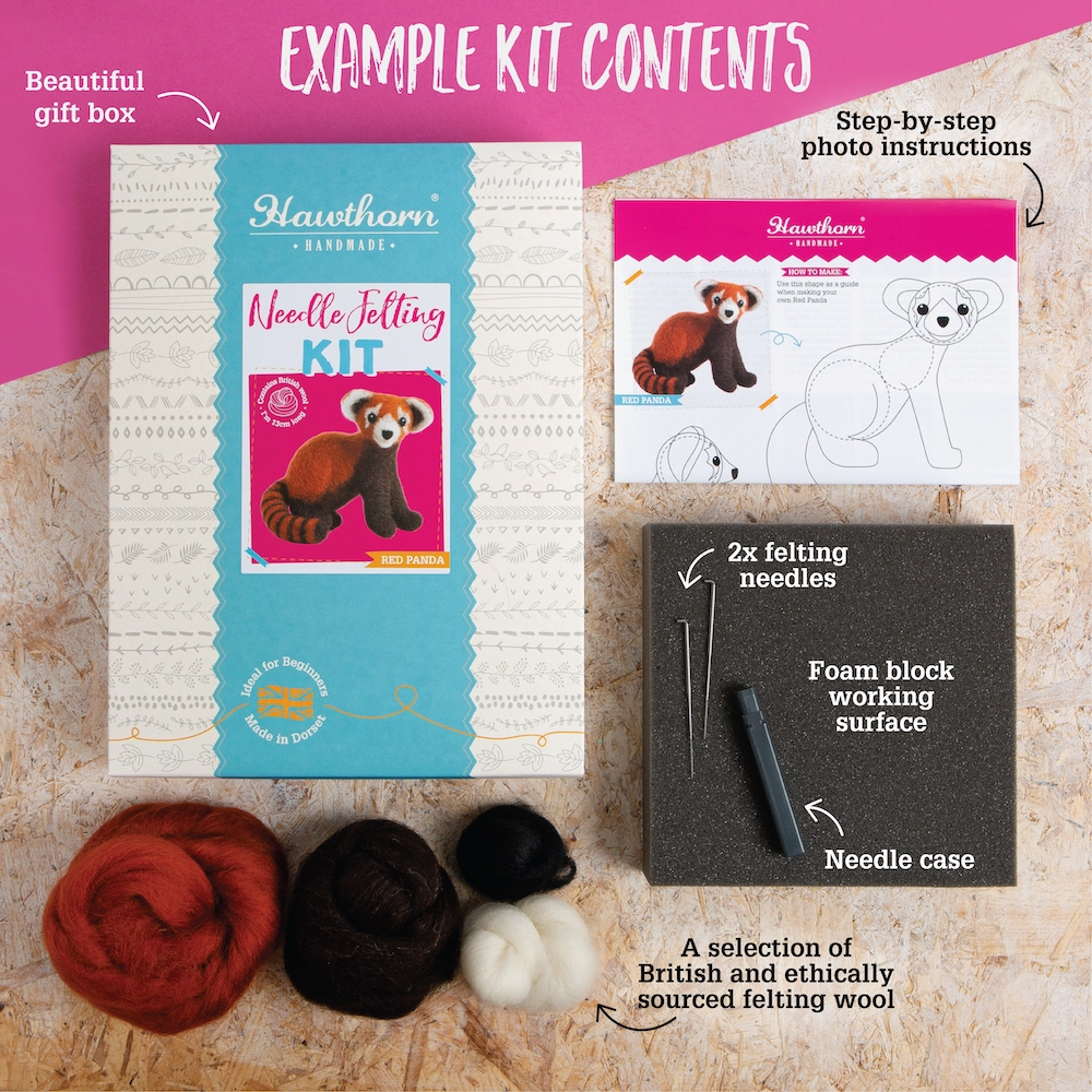 Great Tits Needle Felting Kit | Beginner Craft Kit