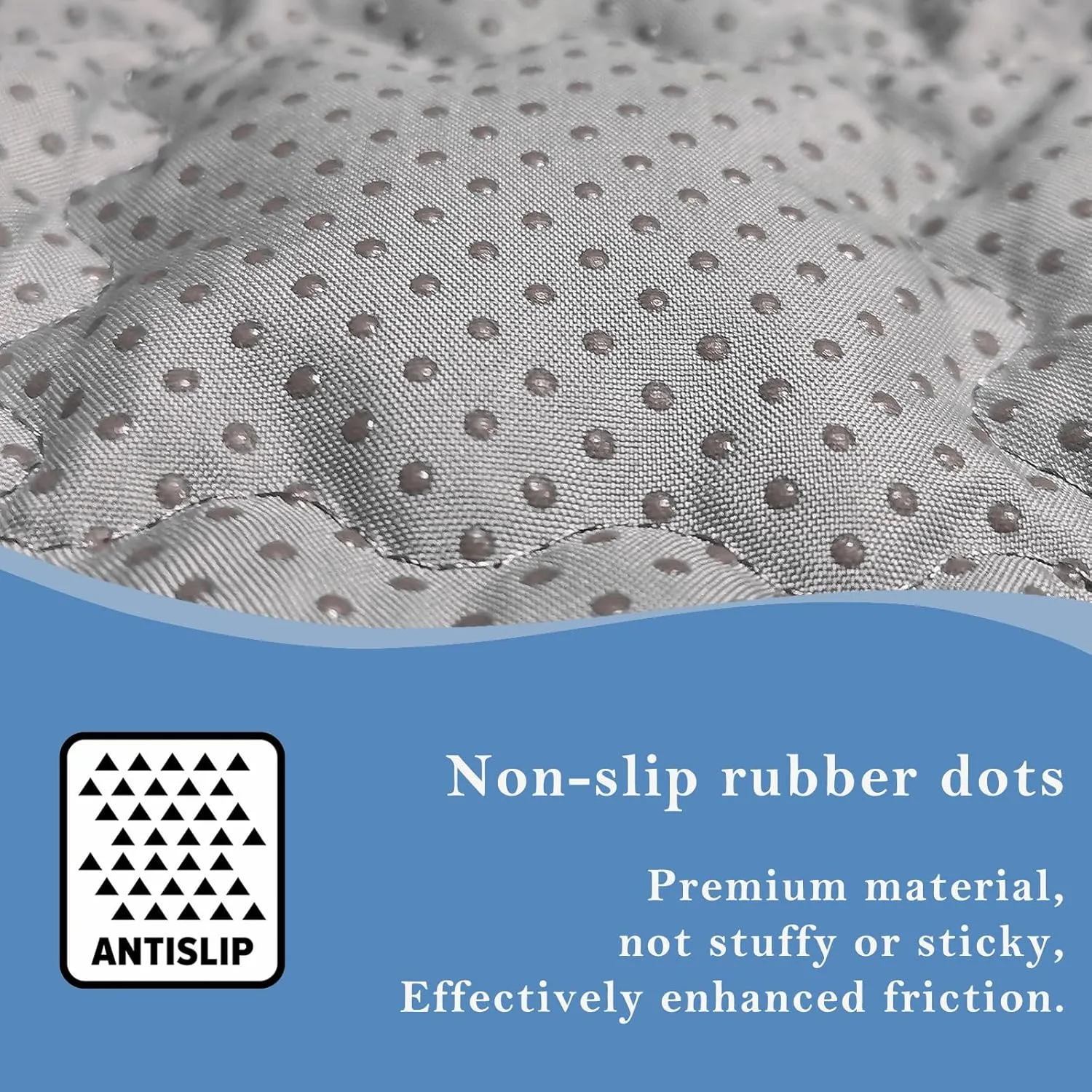 Grounding Mat Cotton Bed Pad Silver Fiber Quilted Grounded Play Mat 34.2x50 in Earth Connected Cloud Bedding with Cord