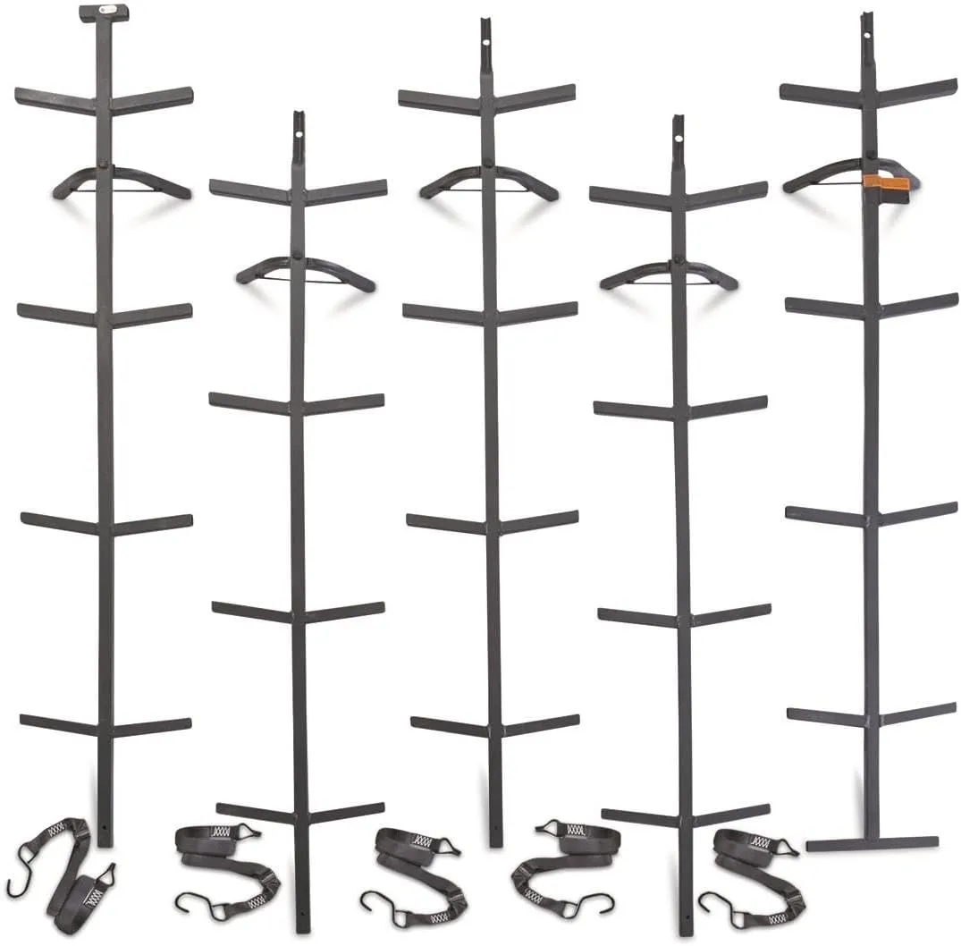 Guide Gear Full Step Climbing Stick Ladder for Tree Stands, Deer Hunting Gear and Accessories, Full Step, 25’